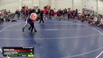 175 lbs Finals (8 Team) - Landon Weaver, Team Arizona vs Ryker Smith, Oklahoma Elite Orange