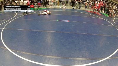 44 lbs 1st Place Match - Dawson Harrison, Colorado Outlaws Youth Wrestling vs Barrett Mamalis, Green River Grapplers