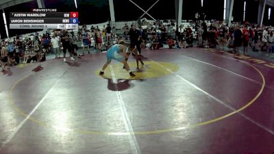 150 lbs Champ. Round 3 - Justin Wardlow, Harvey Twisters WC vs Jaron Bensinger, Northern Exposure Wrestling Club