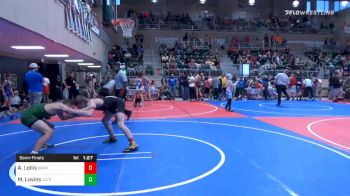 126 lbs Semifinal - Andrew Lollis, Broken Arrow vs Michael Lovins, Catoosa