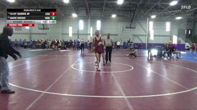 149 Silver Champ. Round 1 - Clay Queen Jr, Lyon College vs Nate Wood, Cornell College