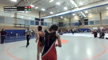 115lbs Champ. Round 3 - Evalyn Mendoza, Kennewick (Girls) vs Stavette Norris, Granger (Girls)