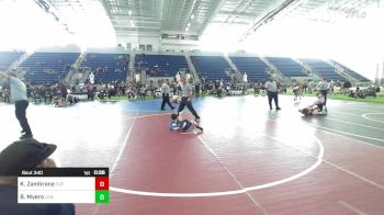 61 lbs Consolation - Kane Zambrano, TUF CA Wrestling Academy vs Benjamin G. Myers, LV Bear Wrestling Club