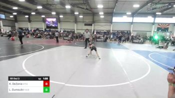 57 lbs Rr Rnd 3 - Kash DeZonia, Ateam vs Landon Dumoulin, Tucson Pride WC