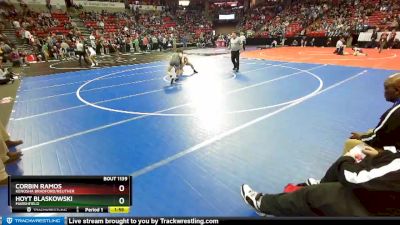 D1-145 lbs Quarterfinal - Hoyt Blaskowski, Marshfield vs Corbin Ramos, Kenosha Bradford/Reuther