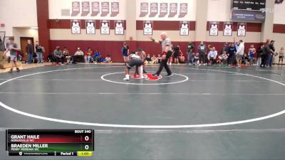 145-157 lbs Round 1 - Braeden Miller, Perry Meridian WC vs Grant Haile, Noblesville WC