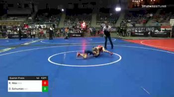 58 lbs Quarterfinal - Rylen Wax, Ohio Crazy Goats vs Dominic Schuman, Mat Assassins WC