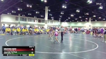 132 lbs Round 1 (16 Team) - Dalton Tuttle, Delta Eagles vs Brayden Reed, Michiana Vice-Pink