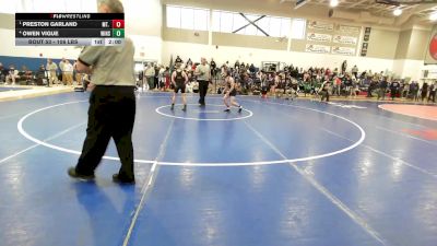 106 lbs Semifinal - Preston Garland, Mt. Blue vs Owen Vigue, Winslow