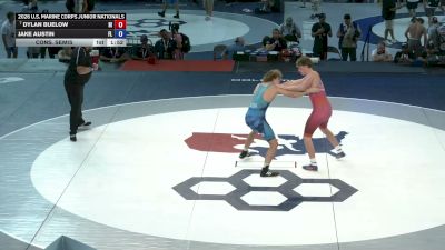 157 lbs Cons. Semis - Dylan Buelow, Hawaii vs Jake Austin, Florida