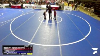 93 lbs Cons. Round 2 - Beckham Meyer-zlokovich, Del Norte Wrestling Inc. vs Mattox Root, Legacy Wrestling Center