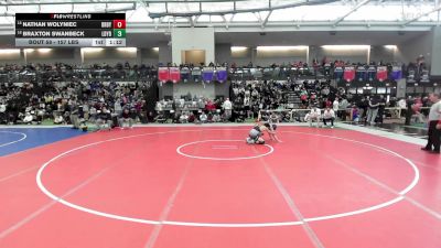 157 lbs Round Of 32 - Nathan Wolyniec, Derby/Oxford/Holy Cross vs Braxton Swanbeck, Ledyard