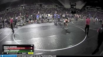 110 lbs Champ. Round 1 - Josiah Fernandez, Widefield Wrestling Club vs Rocco Gannon, Inland Northwest Wrestling Training Center