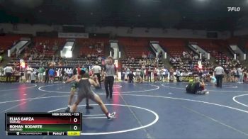 125 lbs Cons. Round 3 - Elias Garza, Warsaw vs Roman Rodarte, Hartford
