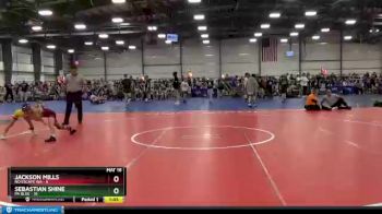 64 lbs Round 2 - Sebastian Shine, PA Blue vs Jackson Mills, No Escape WA