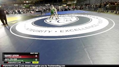 140 lbs Cons. Round 2 - Ramsey Upson, Steelclaw Wrestling Club vs Jace Collins, Port Angeles Wrestling Club