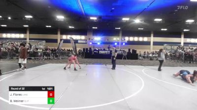 116 lbs Round Of 32 - Jennifer Flores, Lancers WC vs Brooklyn Weimer, Elite Force WC