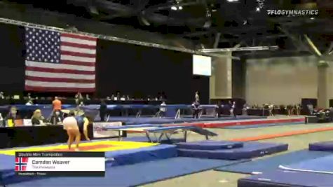 Camden Weaver - Double Mini Trampoline, The Palaestra - 2021 USA Gymnastics Championships