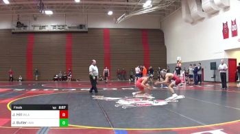 157 lbs Final - Jared Hill, Oklahoma-Unattached vs Jacob Butler, University Of Oklahoma