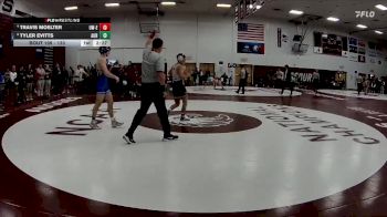 133 lbs Cons. Round 3 - Travis Moelter, Wisconsin-Eau Claire vs Tyler Evitts, Aurora Universtiy