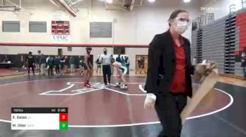 160 lbs Quarterfinal - Xavier Gates, J P McCaskey vs Mason Ober, Donegal