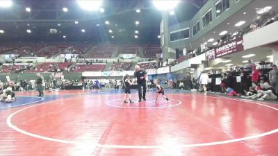 46 lbs 5th Place Match - Bentley Podvin, Great Falls Rug Rats vs Tripp Bussey, Windy City Wrestling Club
