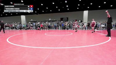126 lbs Cons. Round 5 - Gage Stark, OK vs Mohamed Farah, TX