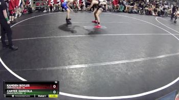 150 lbs Quarterfinals (8 Team) - Kamden Boyles, Nebraska Blue vs Carter Giancola, Kansas Rattlers