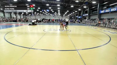 100 lbs Rr Rnd 1 - Olivia Mancha, Lady Dragons - HSG vs Alysa Patel, Diesel Wrestling Academy - HSG