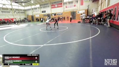 115 (117) Cons. Round 2 - Madison Barrett, College Park vs Giselle Mendez, Albany