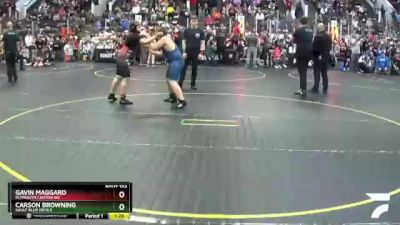 Quarterfinal - Gavin Maggard, Plymouth Canton WC vs Carson Browning, Sault Blue Devils