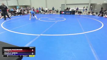 120 lbs Semis & 1st Wrestleback (8 Team) - Morgan Maschmann, Nebraska vs Mikayla Garcia, California Blue