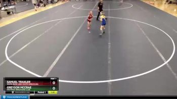 49 lbs Semifinal - Samuel Traxler, White Bear Lake Youth Wrestling vs Greyson McCrae, Hastings Wrestling Club