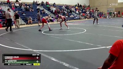 133 lbs Cons. Round 1 - Ty Webster, Treasure Valley Community College vs Connor Crum, Unattached