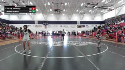 Boys 115 lbs Cons. Round 2 - Jayden Bunch, Paradise Boys vs Alexis Jauregui, Pleasant Valley Boys