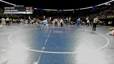 142 lbs Consy 4 - Sophia Wise, Reynolds vs Jayden Wiltrout, Connellsville