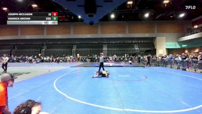 54-55 lbs Round 3 - Joseph McCassie, Fernley WC vs Kenrick Brown, Greenwave Youth Wrestling Club
