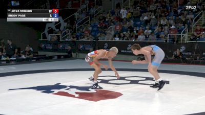 120 lbs Champ. Rd Of 128 - Lucas Stirling, WY vs Brody Page, IL