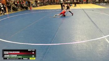 64 lbs Cons. Round 1 - Ryan Malikowski, Becker vs Asher Steinke, Owatonna Wrestling Academy