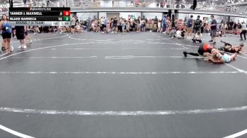 110 lbs Round 7 (8 Team) - Tanner J. Maxwell, Journeymen Uprising vs Blake Barreca, The Outsiders Squeeze