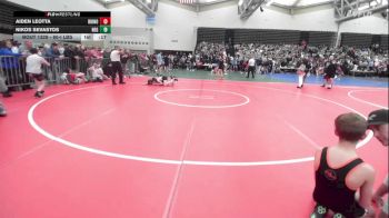 96-I lbs Round Of 16 - CJ Flores, Olympic vs Reid Miles, Gentile Trained