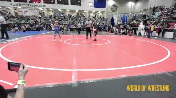 52 lbs Quarterfinal - Isaiahs DeLeon-Rogers, Unattached vs Urijah Vasquez, Elite Force Wrestling Club