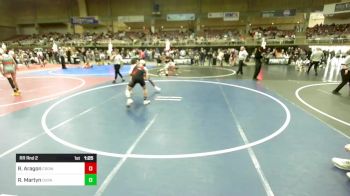 137 lbs Rr Rnd 2 - Randy Aragon, Crowley County vs Ryder Martyn, Durango WC