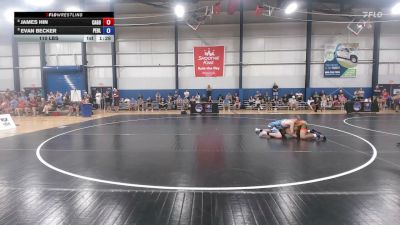 110 lbs James Hin, California Gold vs Evan Becker, Pennsylvania Blue