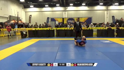 William Christopher Jackson vs Jeffrey D Beatty 2024 World IBJJF Jiu-Jitsu No-Gi Championship