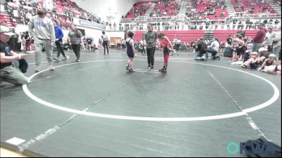 46 lbs Round Of 32 - Mason Proffitt, Blue Devil Wrestling vs Drayson Couch, Del City Little League Wrestling