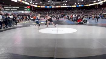 4A 190 lbs Champ. Round 1 - Rocky Monroe, Bonners Ferry vs Christian Longoria, Payette