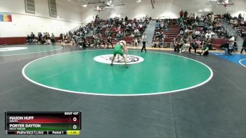 132 lbs Cons. Round 4 - Mason Huff, South vs Porter Dayton, Kelly Walsh