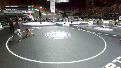 75 lbs Quarters - Orlando Cruz, Red Wave Wrestling vs Nixon Bentley, Driller Wrestling Club