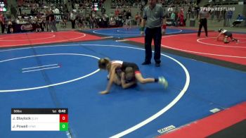 58 lbs Round Of 16 - Jersey Blaylock, Cleveland Take Down Club vs Jaxon Powell, Verdigris Youth Wrestling